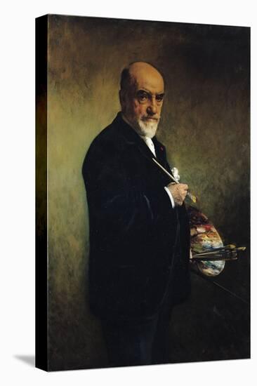 Self Portrait-Leon Joseph Florentin Bonnat-Stretched Canvas