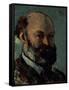 Self Portrait-Paul Cézanne-Framed Stretched Canvas
