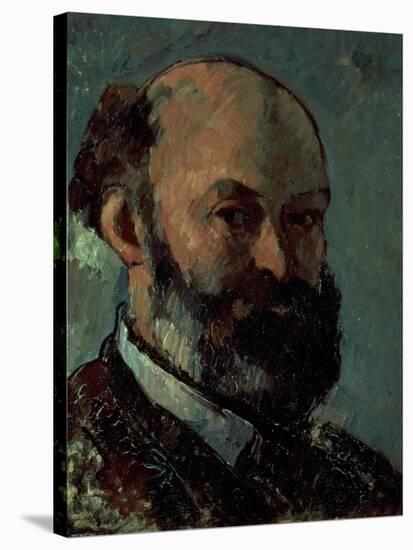 Self Portrait-Paul Cézanne-Stretched Canvas