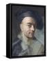 Self Portrait-Maurice Quentin de La Tour-Framed Stretched Canvas