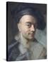 Self Portrait-Maurice Quentin de La Tour-Stretched Canvas