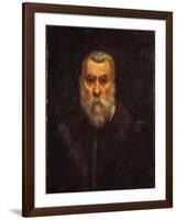 Self Portrait-Jacopo Robusti Tintoretto-Framed Giclee Print