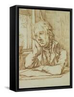 Self Portrait-Caspar David Friedrich-Framed Stretched Canvas