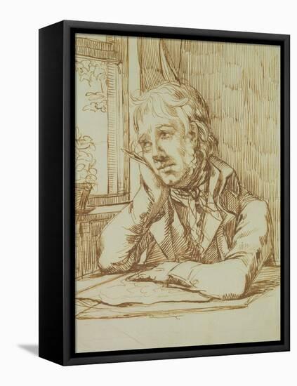 Self Portrait-Caspar David Friedrich-Framed Stretched Canvas