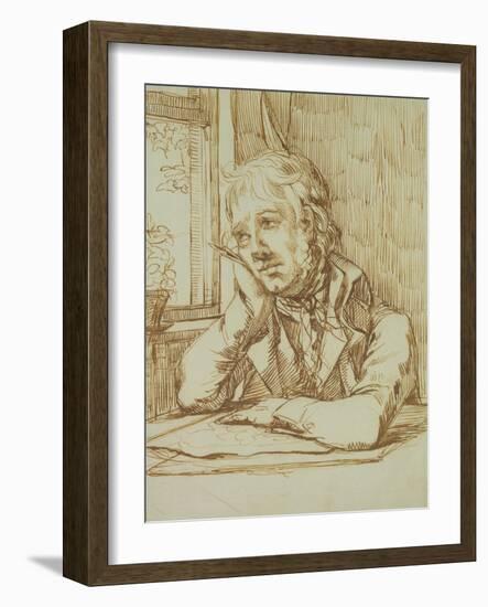 Self Portrait-Caspar David Friedrich-Framed Giclee Print