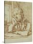Self Portrait-Caspar David Friedrich-Stretched Canvas