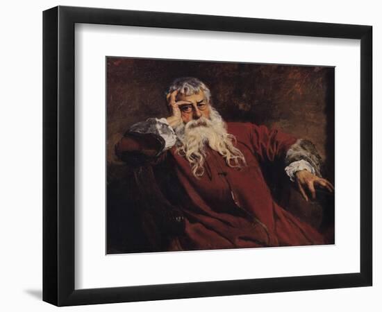 Self Portrait-Jean-Louis Ernest Meissonier-Framed Giclee Print