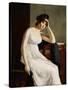 Self Portrait-Constance Marie Mayer-lamartiniere-Stretched Canvas