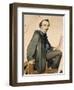 Self-Portrait-Amos Cassioli-Framed Giclee Print