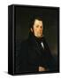 Self Portrait-John Wilson Anderson-Framed Stretched Canvas