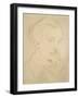 Self-Portrait-Dante Gabriel Charles Rossetti-Framed Giclee Print