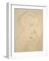 Self-Portrait-Dante Gabriel Charles Rossetti-Framed Giclee Print