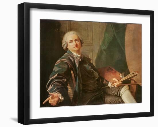 Self Portrait-Louis Michel Van Loo-Framed Giclee Print