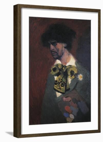 Self-Portrait-Lorenzo Viani-Framed Giclee Print