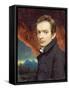 Self Portrait-John Hazlitt-Framed Stretched Canvas