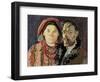 Self Portraitwith the Artist's Wife (Autoportret Z Zona)-Stanislaw Wyspianski-Framed Giclee Print