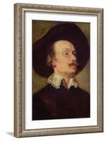 Self Portriat of a Man-Sir Anthony Van Dyck-Framed Art Print