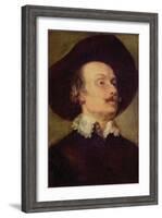 Self Portriat of a Man-Sir Anthony Van Dyck-Framed Art Print