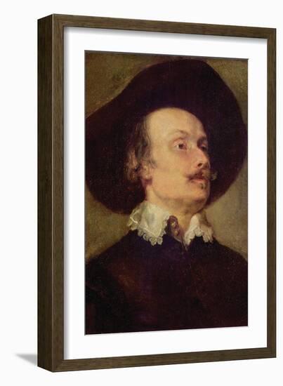 Self Portriat of a Man-Sir Anthony Van Dyck-Framed Art Print