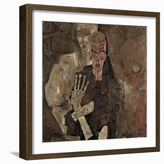 Self Seers II (Death and Ma), 1911-Egon Schiele-Framed Giclee Print