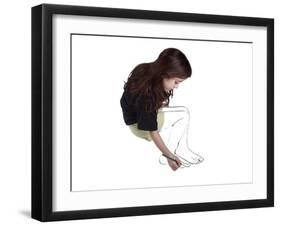 Self Sketch-Dana Brett Munach-Framed Giclee Print