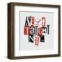 Self-Taught Collage-Urban Cricket-Framed Art Print