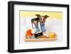 Selfie in Bed-Javier Brosch-Framed Photographic Print