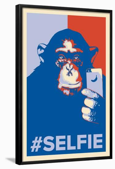 Selfie Monkey-null-Framed Poster