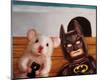 Selfie with Batman-Lucia Heffernan-Mounted Art Print