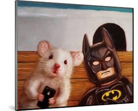 Selfie with Batman-Lucia Heffernan-Mounted Art Print