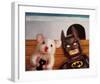 Selfie with Batman-Lucia Heffernan-Framed Art Print