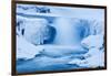 Selfoss in winter, Vatnajokull National Park, Iceland-David Noton-Framed Photographic Print