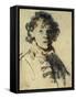 Selfportrait with Mouth Open-Rembrandt van Rijn-Framed Stretched Canvas