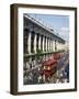 Selfridges and Old Routemaster Bus before They Were Withdrawn, Oxford Street, London, England-Rawlings Walter-Framed Photographic Print