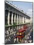 Selfridges and Old Routemaster Bus before They Were Withdrawn, Oxford Street, London, England-Rawlings Walter-Mounted Photographic Print