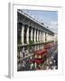 Selfridges and Old Routemaster Bus before They Were Withdrawn, Oxford Street, London, England-Rawlings Walter-Framed Photographic Print