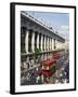 Selfridges and Old Routemaster Bus before They Were Withdrawn, Oxford Street, London, England-Rawlings Walter-Framed Photographic Print