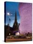 Selfridges and St. Martins Church at Dusk, Birmingham, England, United Kingdom, Europe-Charles Bowman-Stretched Canvas