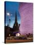 Selfridges and St. Martins Church at Dusk, Birmingham, England, United Kingdom, Europe-Charles Bowman-Stretched Canvas