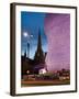 Selfridges and St. Martins Church at Dusk, Birmingham, England, United Kingdom, Europe-Charles Bowman-Framed Photographic Print