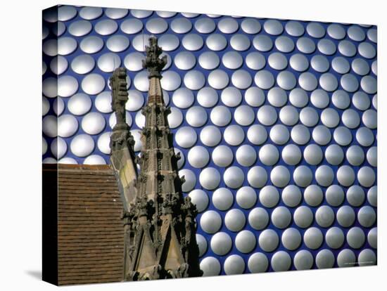 Selfridges Building and St. Martin's Church, Bullring, Birmingham, England, United Kingdom-Jean Brooks-Stretched Canvas