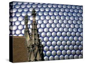 Selfridges Building and St. Martin's Church, Bullring, Birmingham, England, United Kingdom-Jean Brooks-Stretched Canvas