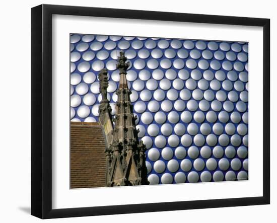 Selfridges Building and St. Martin's Church, Bullring, Birmingham, England, United Kingdom-Jean Brooks-Framed Photographic Print