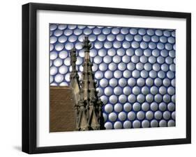 Selfridges Building and St. Martin's Church, Bullring, Birmingham, England, United Kingdom-Jean Brooks-Framed Photographic Print