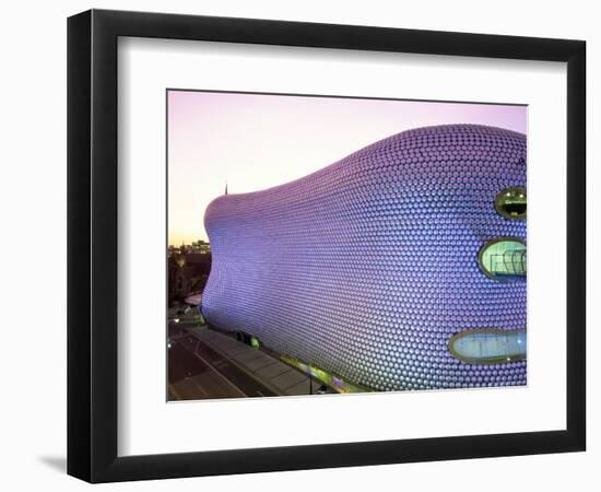 Selfridges Building at Dusk, Bullring, Birmingham, England, United Kingdom-Jean Brooks-Framed Photographic Print