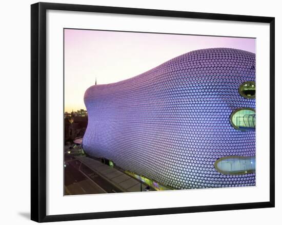 Selfridges Building at Dusk, Bullring, Birmingham, England, United Kingdom-Jean Brooks-Framed Photographic Print
