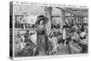 Selfridges' Roof Garden Restaurant, London, 1910-null-Stretched Canvas