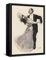 Seligkeit! (Bliss!) a Couple Lose Themselves in the Rapture of the Dance-Ferdinand Von Reznicek-Framed Stretched Canvas