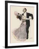 Seligkeit! (Bliss!) a Couple Lose Themselves in the Rapture of the Dance-Ferdinand Von Reznicek-Framed Art Print