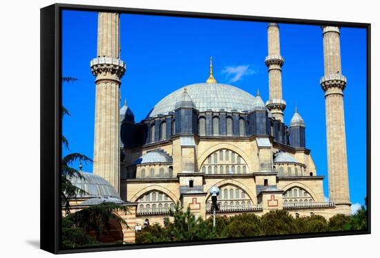 Selimiye Mosque in Edirne-muharremz-Framed Stretched Canvas
